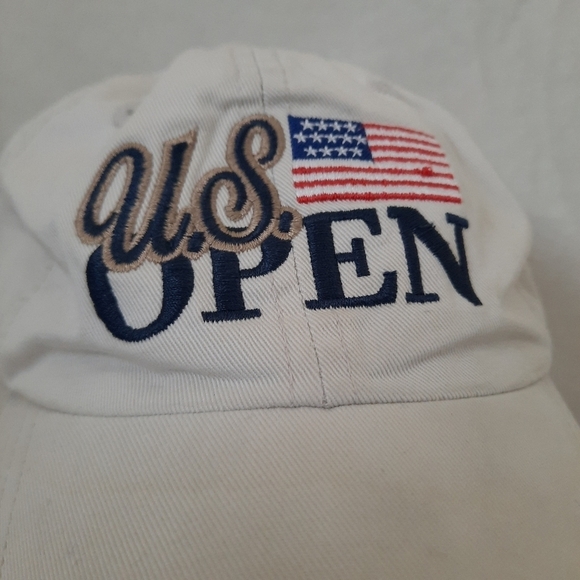 Vintage 2003 Olympia Fields U.S. Open khaki tan embroidered Dad hat - Picture 3 of 13